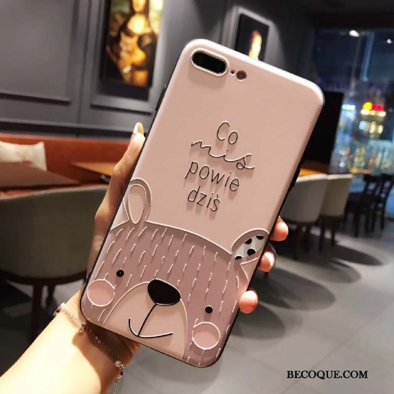 iPhone 8 Plus Coque De Téléphone Étui Tout Compris Protection Ornements Suspendus Personnalité