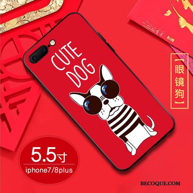 iPhone 8 Plus Incassable Coque De Téléphone Très Mince Étui Chiens Nouveau