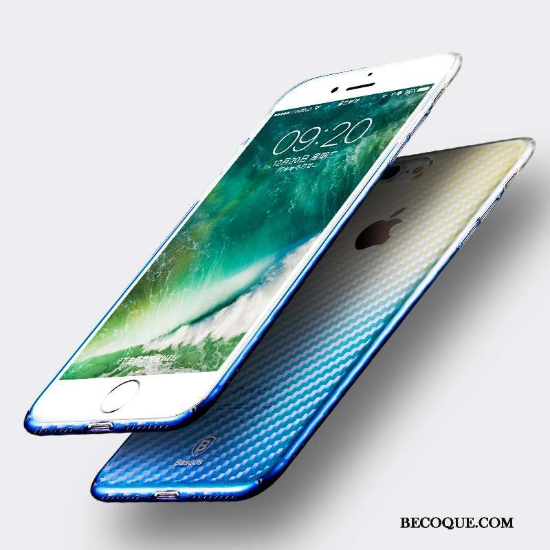 iPhone 8 Étui Bleu Coque De Téléphone Incassable Tout Compris Transparent