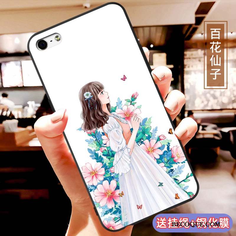 iPhone Se 2020 Tendance Silicone Charmant Coque De Téléphone Dessin Animé Protection