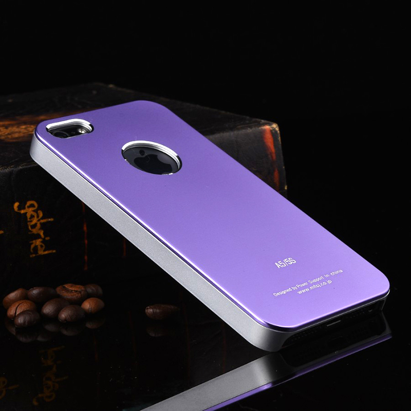 iPhone Se Délavé En Daim Étui Couvercle Arrière Tendance Violet Coque De Téléphone