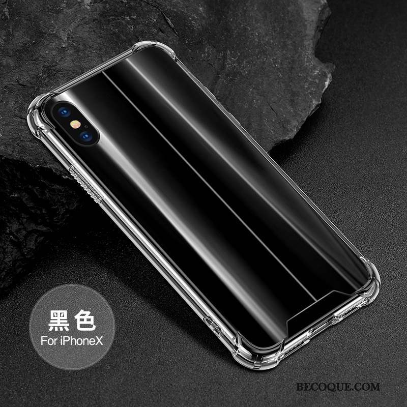 iPhone X Coque Nouveau Étui Ornements Suspendus Marque De Tendance Tout Compris Silicone