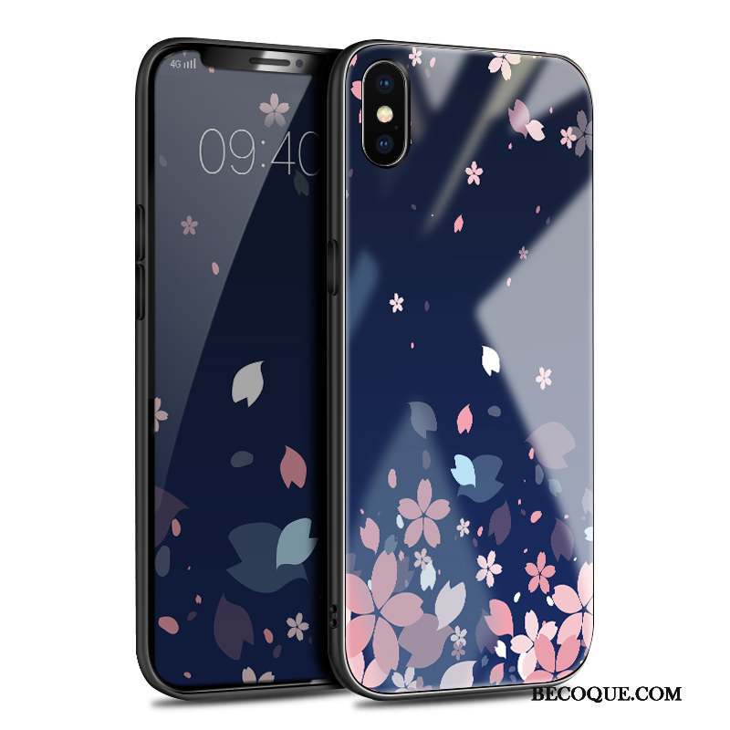 iPhone X Coque Verre Tendance Nouveau Incassable Tout Compris Créatif