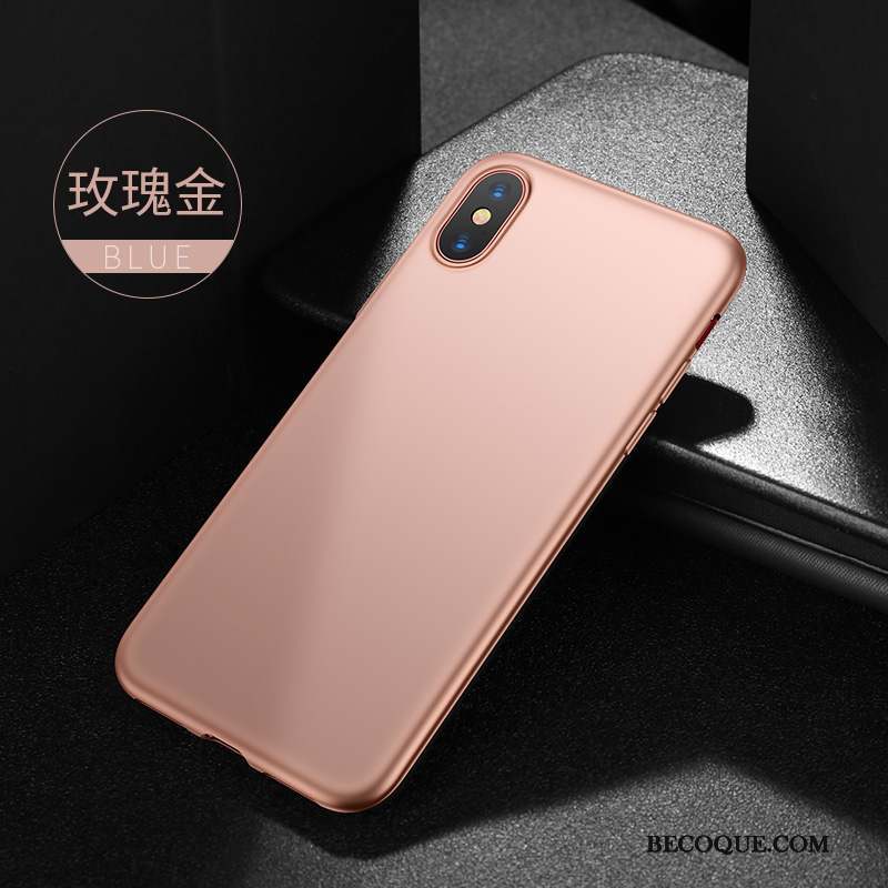 iPhone X Fluide Doux Rouge Nouveau Étui Coque De Téléphone Silicone