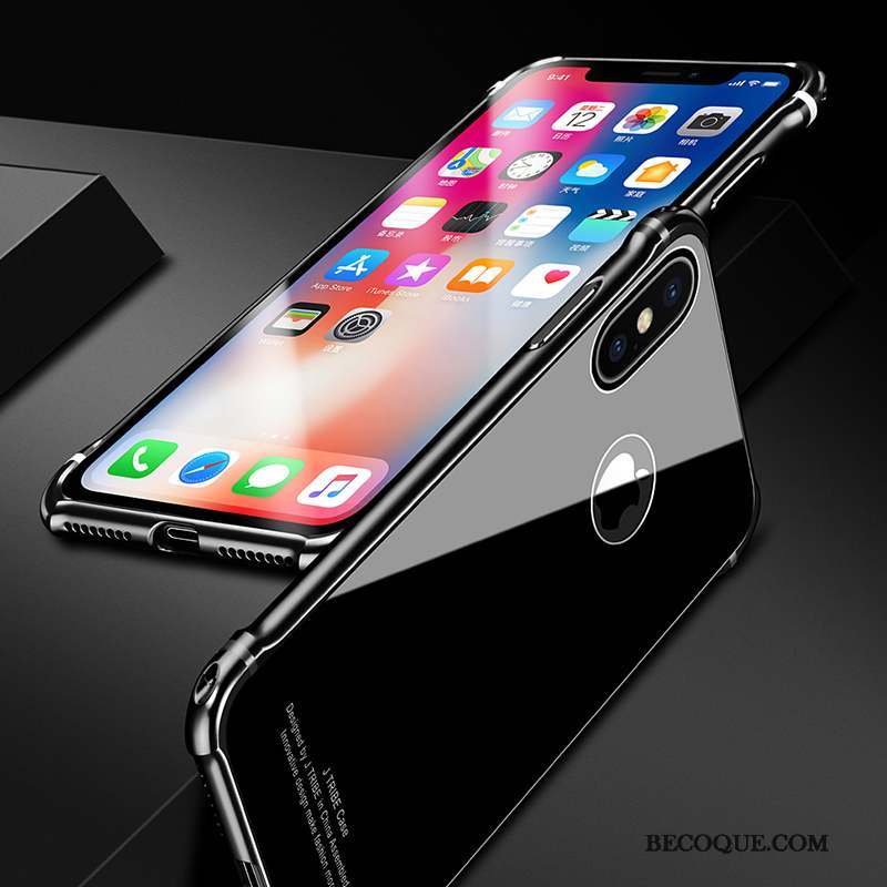 iPhone X Luxe Coque De Téléphone Verre Incassable Tout Compris Étui