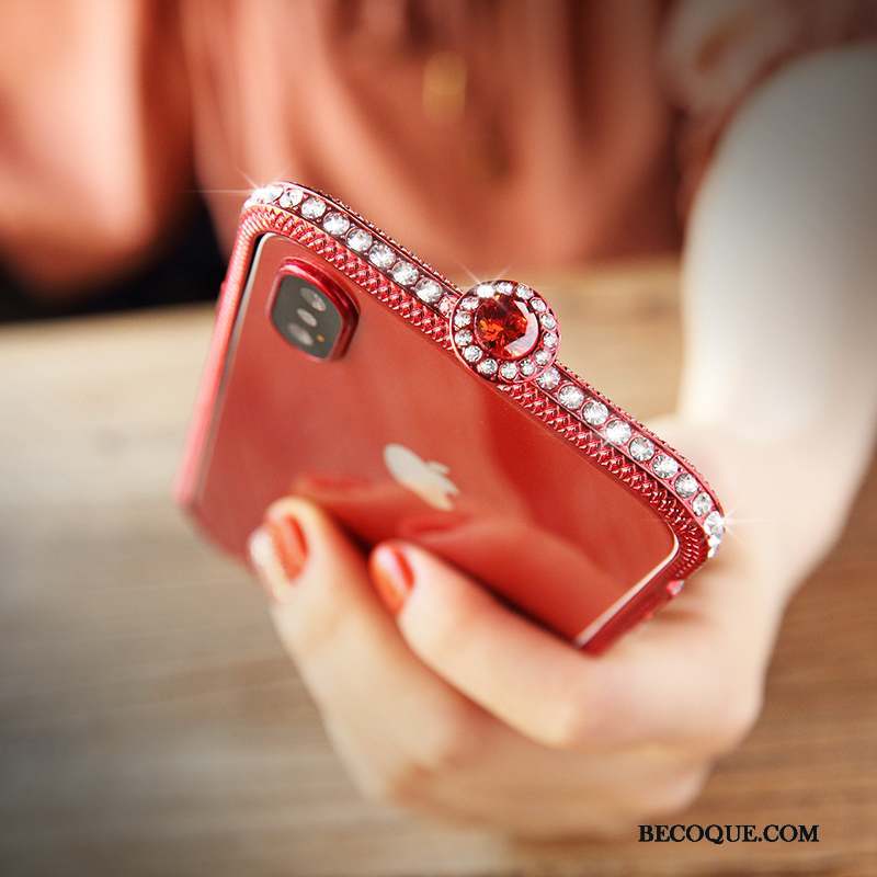 iPhone X Strass Coque De Téléphone Border Tendance Étui Nouveau