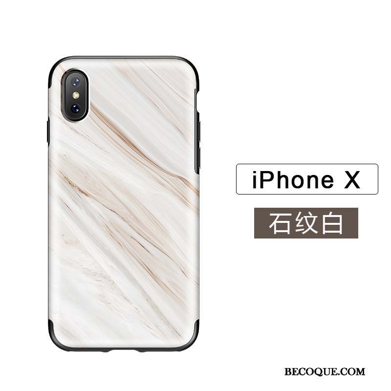 iPhone X Tout Compris Blanc Créatif Nouveau Coque De Téléphone En Bois