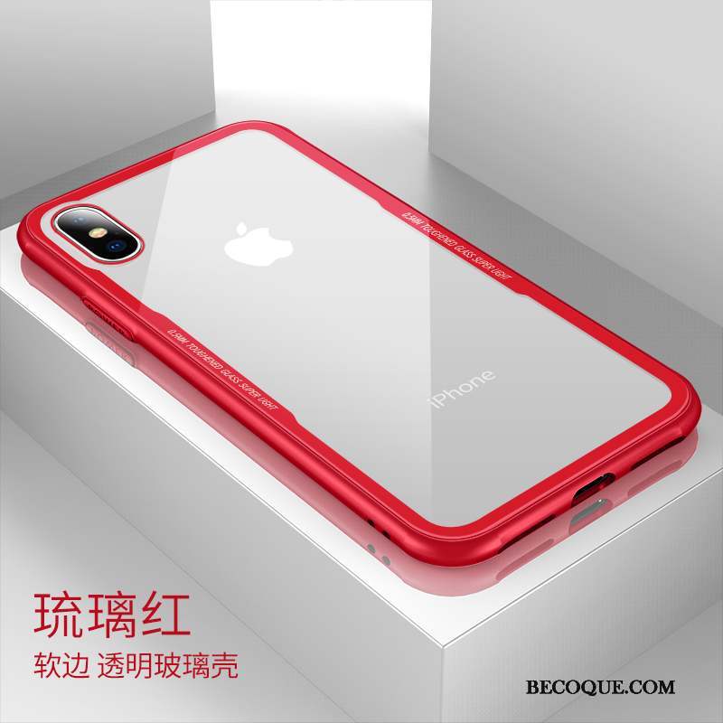 iPhone X Tout Compris Nouveau Étui Coque De Téléphone Silicone Rouge