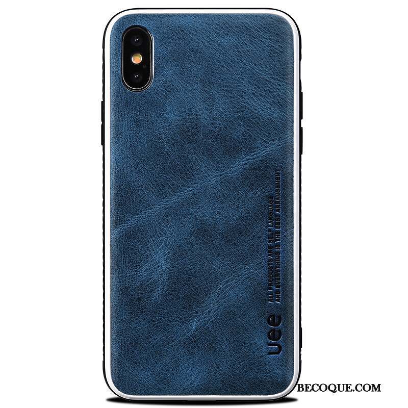 iPhone Xs Coque Nouveau Étui Téléphone Portable Simple Tout Compris Antidérapant