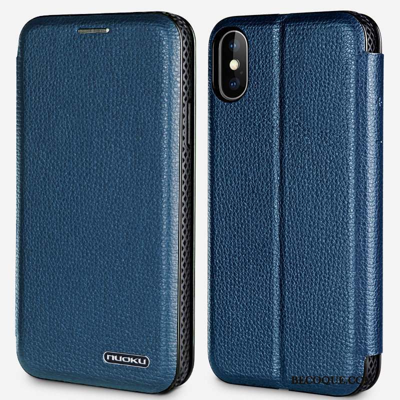 iPhone Xs Housse Protection Nouveau Bleu Coque De Téléphone Refroidissement