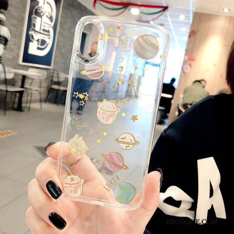 iPhone Xs Max Incassable Blanc Tout Compris Transparent Coque De Téléphone Richesse