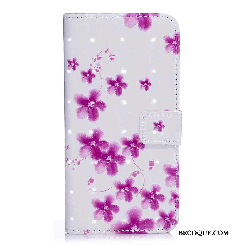 iPhone Xs Protection Étui En Cuir Coque De Téléphone Peinture Housse Sakura